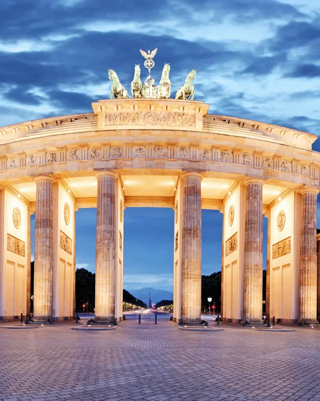Brandenburg Gate, Berlin, Germany - panorama