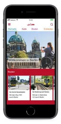 accessBerlin Screenshot Startseite 