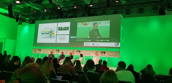 MICE expert Marco Oelschlegel at the panel about trends in the MICE market