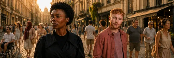 KI Avertare Chloé und Noah